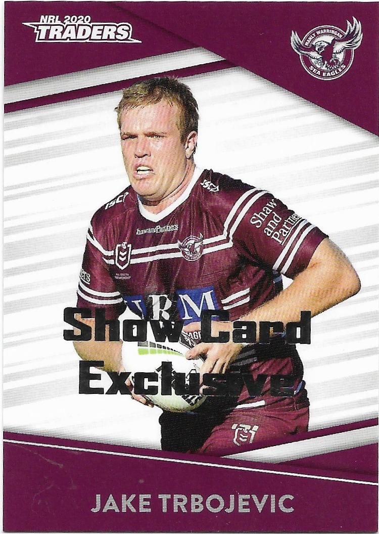 2020 Traders Show Card Exclusive (059) Jake TRBOJEVIC Sea Eagles
