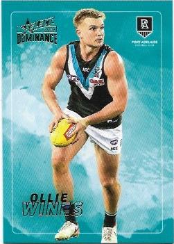 2020 Select Dominance Base Card (157) Ollie WINES Port Adelaide