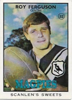 1968 B Scanlens Rugby League (32) Roy Ferguson Magpies