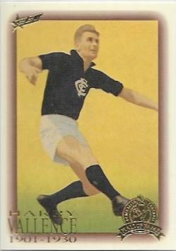 1996 Select Hall Of Fame (40) Harry Vallence Carlton