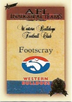 2003 Select Hall Of Fame (138) Footscray FC