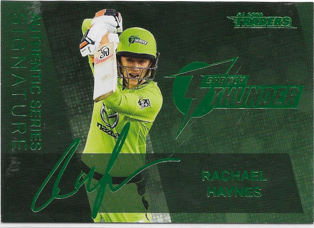 Ashton TURNER Scorchers 2020/21 Cricket Traders Authentic Signature Green ASG7 