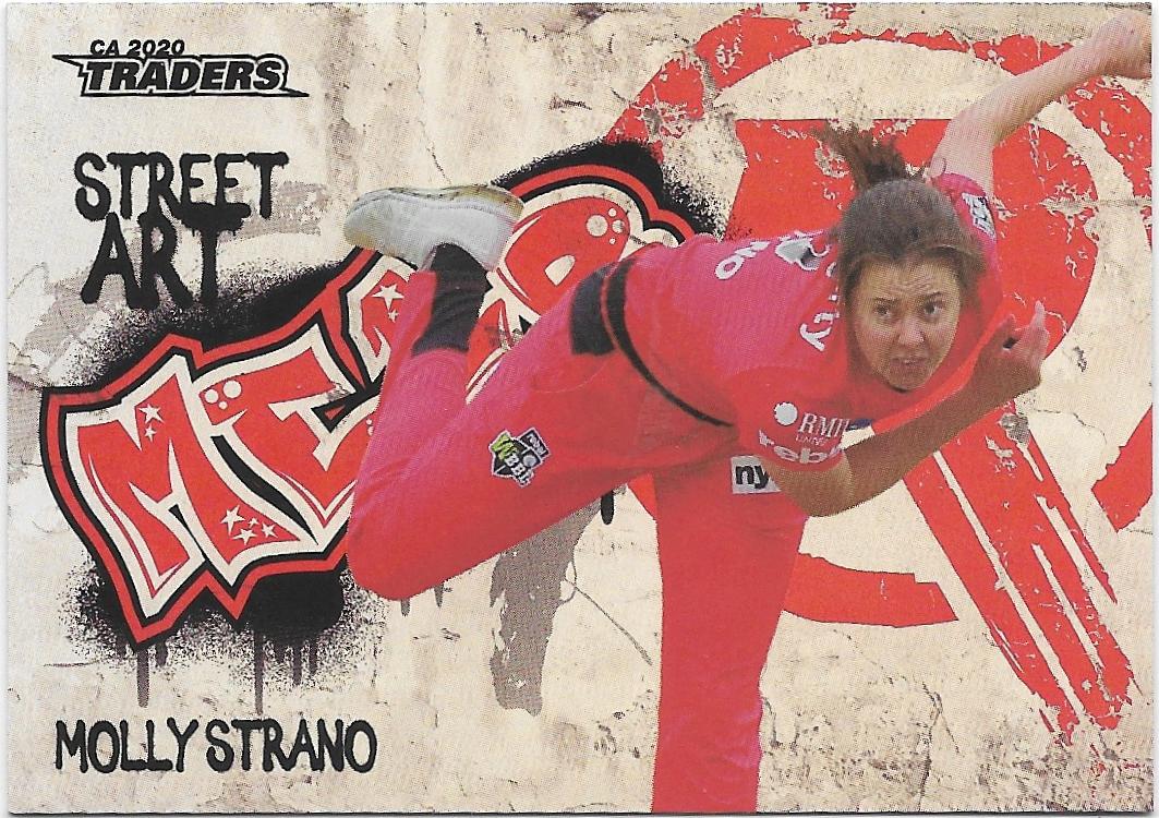 SA09 Molly STRANO Renegades 21 CA Cricket Traders Street Art 2020 