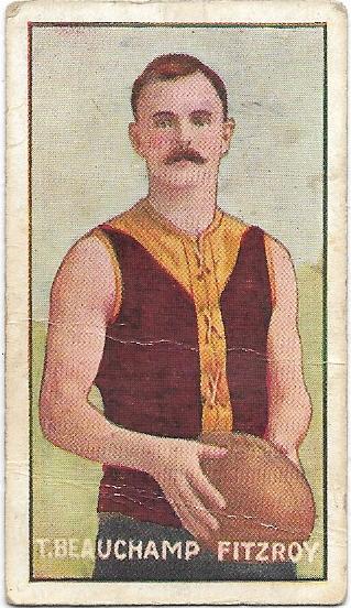 1906-07 Series C Sniders & Abrahams – Fitzroy – Tammy Beauchamp