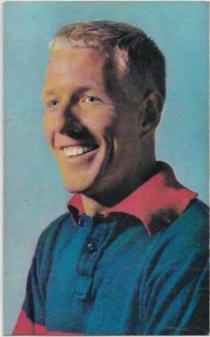 1964 Mobil Football Photo (24) John Schultz Footscray