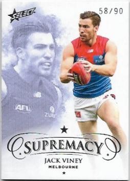 2019 Select Supremacy Base (66) Jack Viney Melbourne 58/90