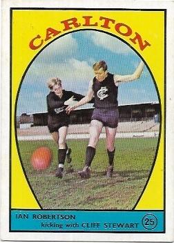 1968 A Scanlens (25) Robertson, Stewart Carlton :/: