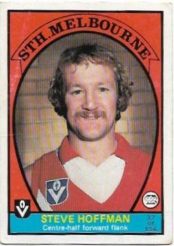 1978 VFL Scanlens (37) Steve Hoffman South Melbourne