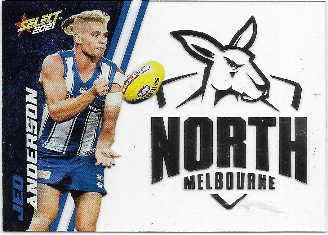 2021 Select Footy Stars Club Acetate (CA45) Jed ANDERSON North Melbourne