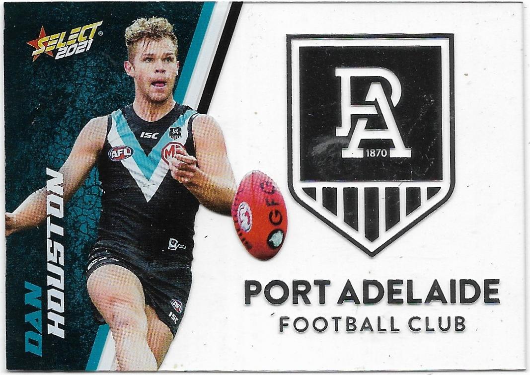 2021 Select Footy Stars Club Acetate (CA52) Dan HOUSTON Port Adelaide