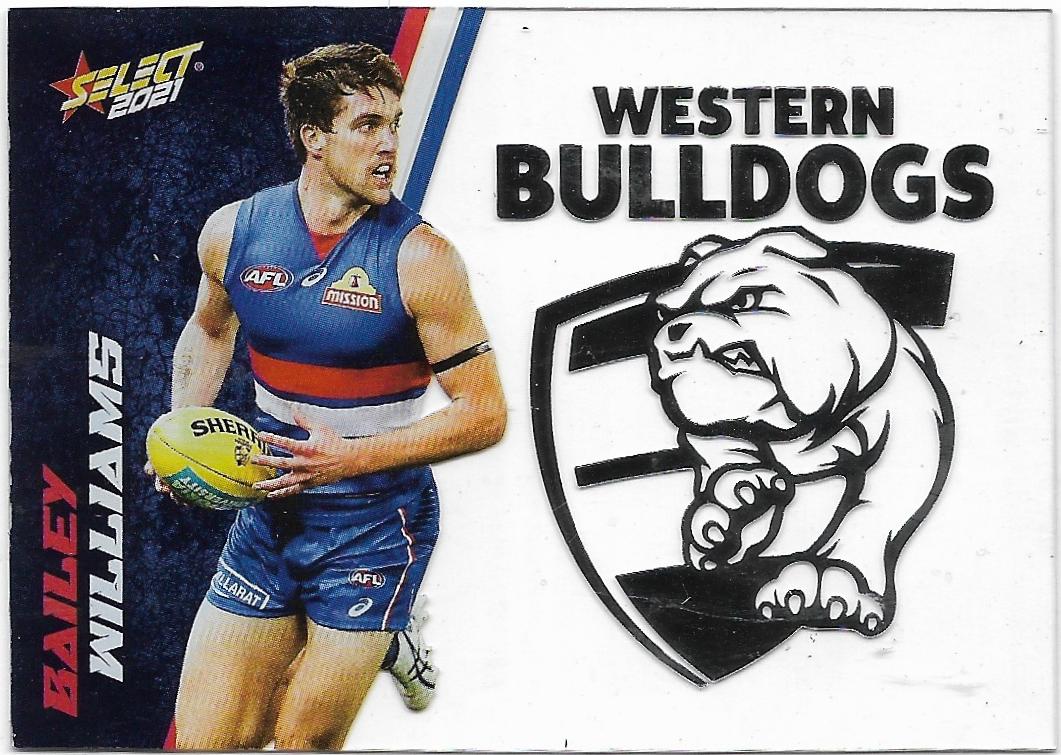2021 Select Footy Stars Club Acetate (CA72) Bailey WILLIAMS Western Bulldogs