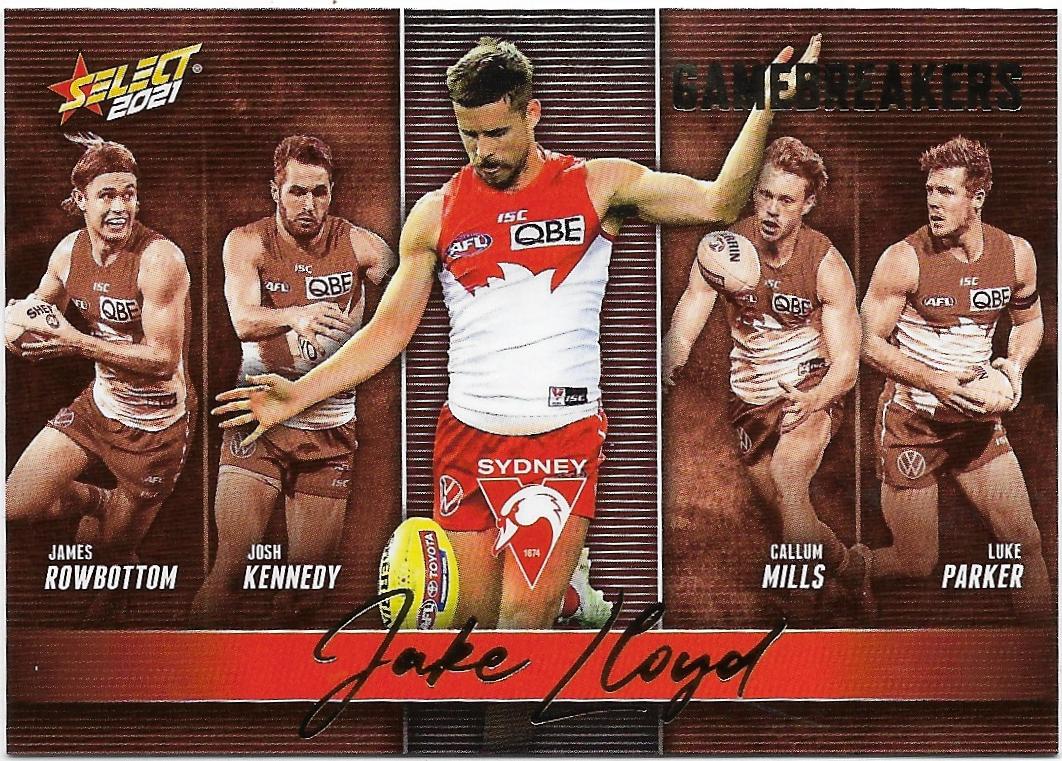 2021 Select Footy Stars Gamebreakers (GB77) Jake LLOYD Sydney