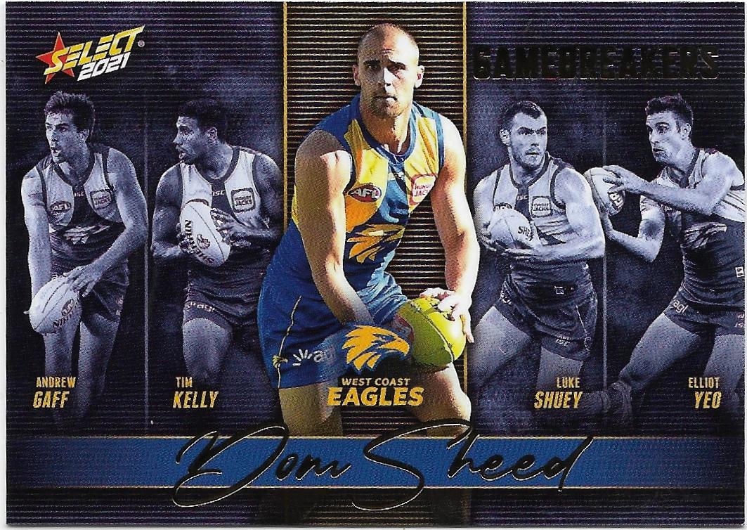 2021 Select Footy Stars Gamebreakers (GB83) Dom SHEED West Coast