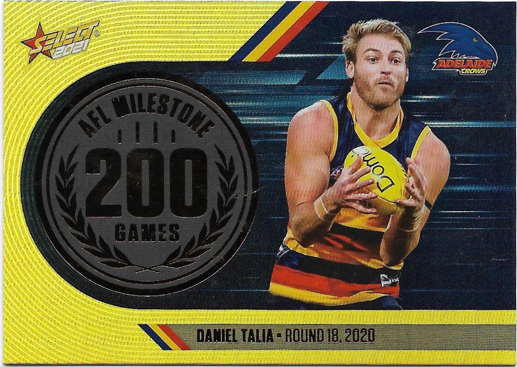 2021 Select Footy Stars Milestones (MG6) Daniel TALIA Adelaide