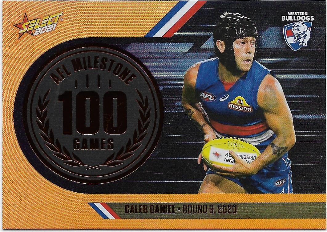 2021 Select Footy Stars Milestones (MG77) Caleb DANIEL Western Bulldogs