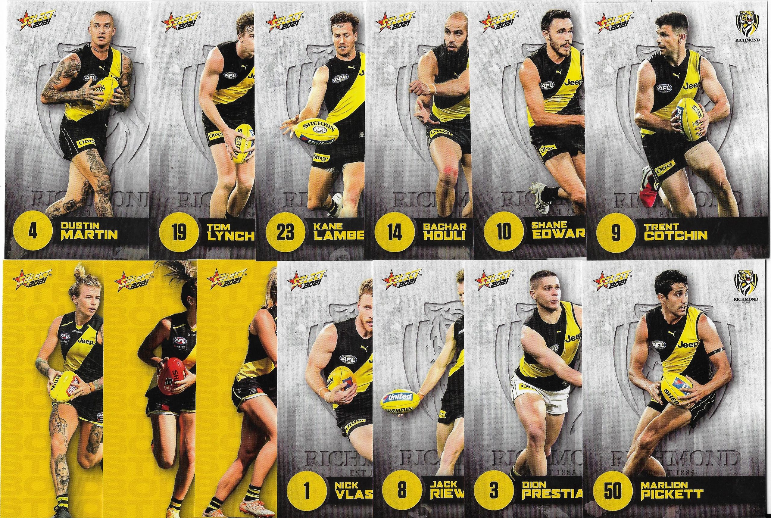 2017 NRL Elite Impact 4 Card North Queensland COWBOYS Team Set 