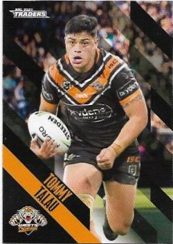 2021 Nrl Traders Base Card (159) Tommy TALAU Wests Tigers