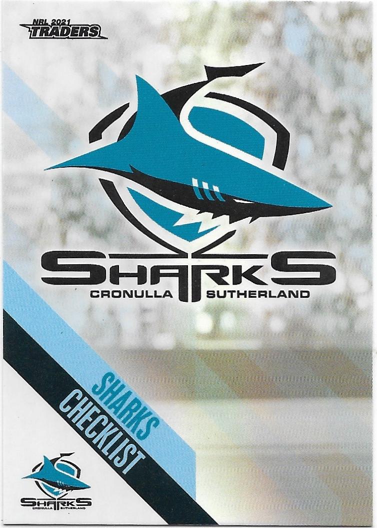 2021 Nrl Traders Parallel (PS031) Sharks CHECKLIST