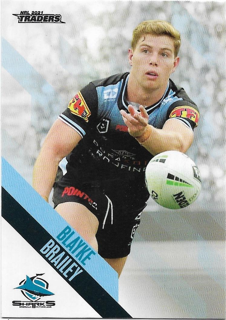 2021 Nrl Traders Parallel (PS032) Blayke BRAILEY Sharks
