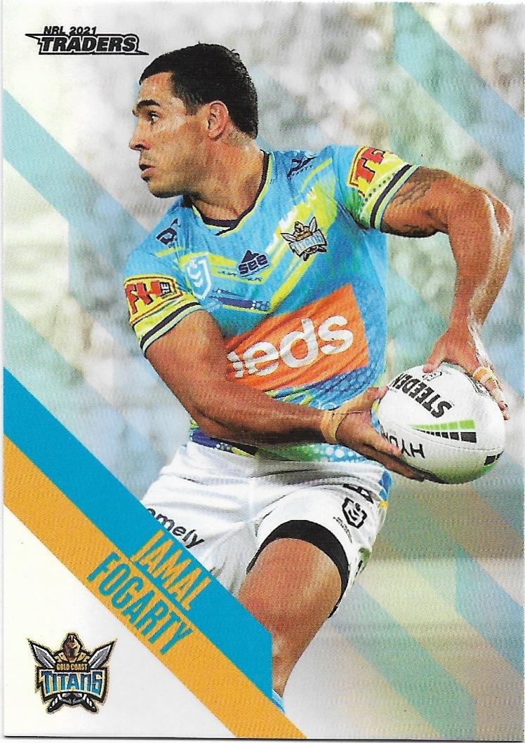 2021 Nrl Traders Parallel (PS045) Jamal FOGARTY Titans
