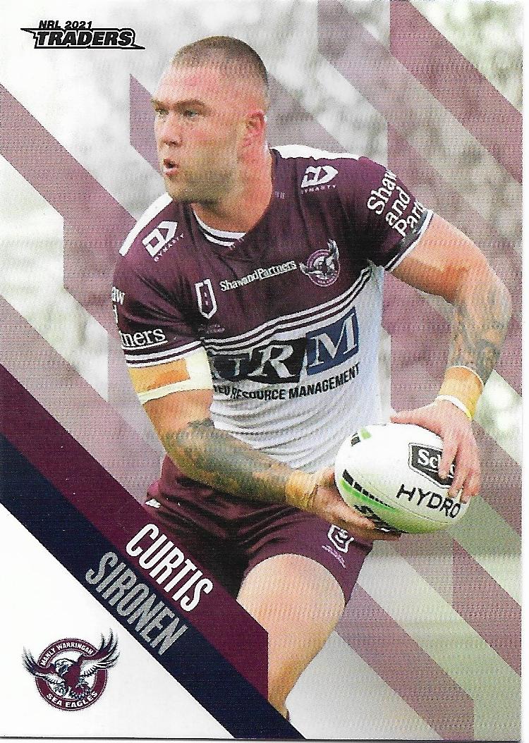 2021 Nrl Traders Parallel (PS057) Curtis SIRONEN Sea Eagles