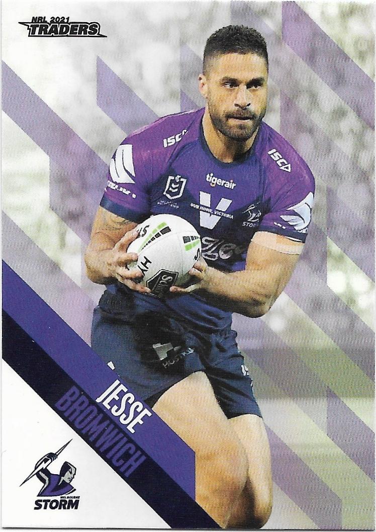 2021 Nrl Traders Parallel (PS063) Jesse BROMWICH Storm