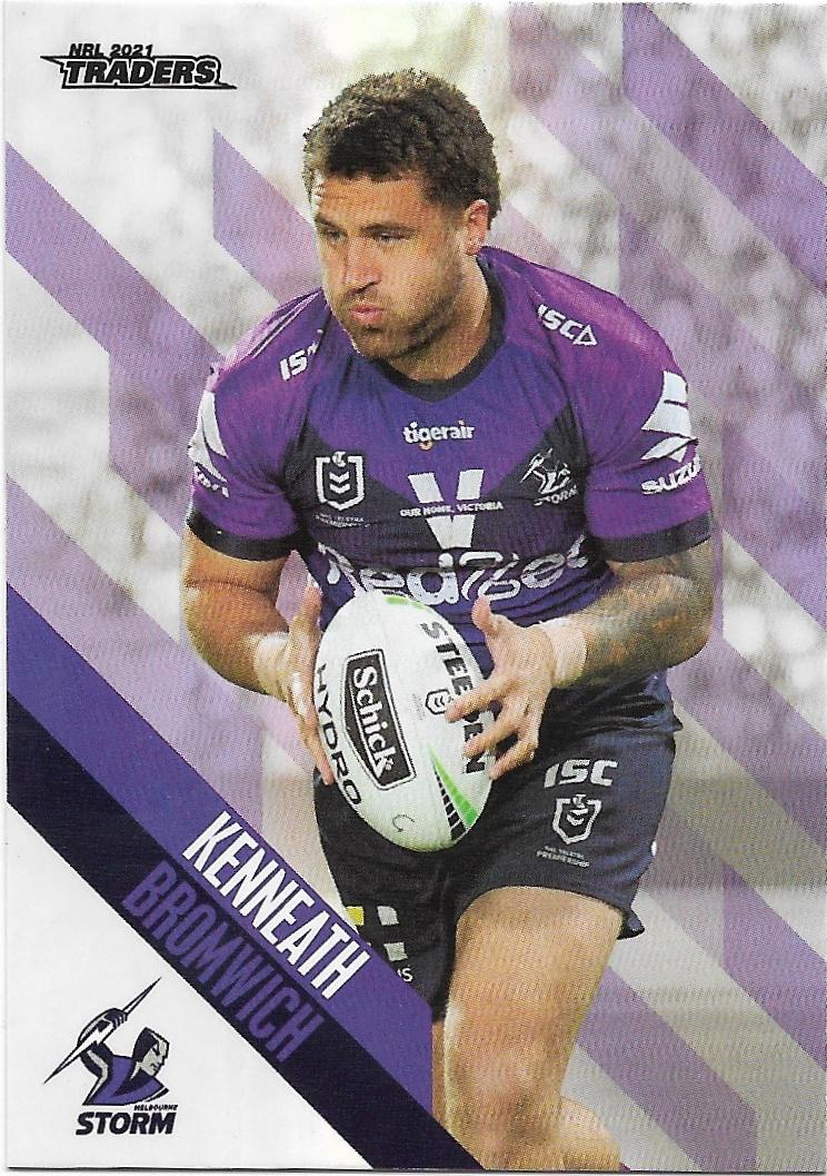 2021 Nrl Traders Parallel (PS064) Kenneath BROMWICH Storm