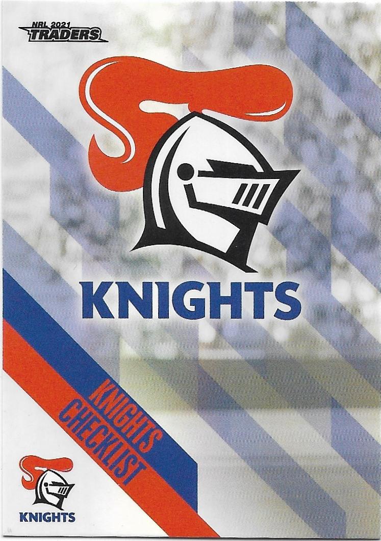 2021 Nrl Traders Parallel (PS071) Knights CHECKLIST