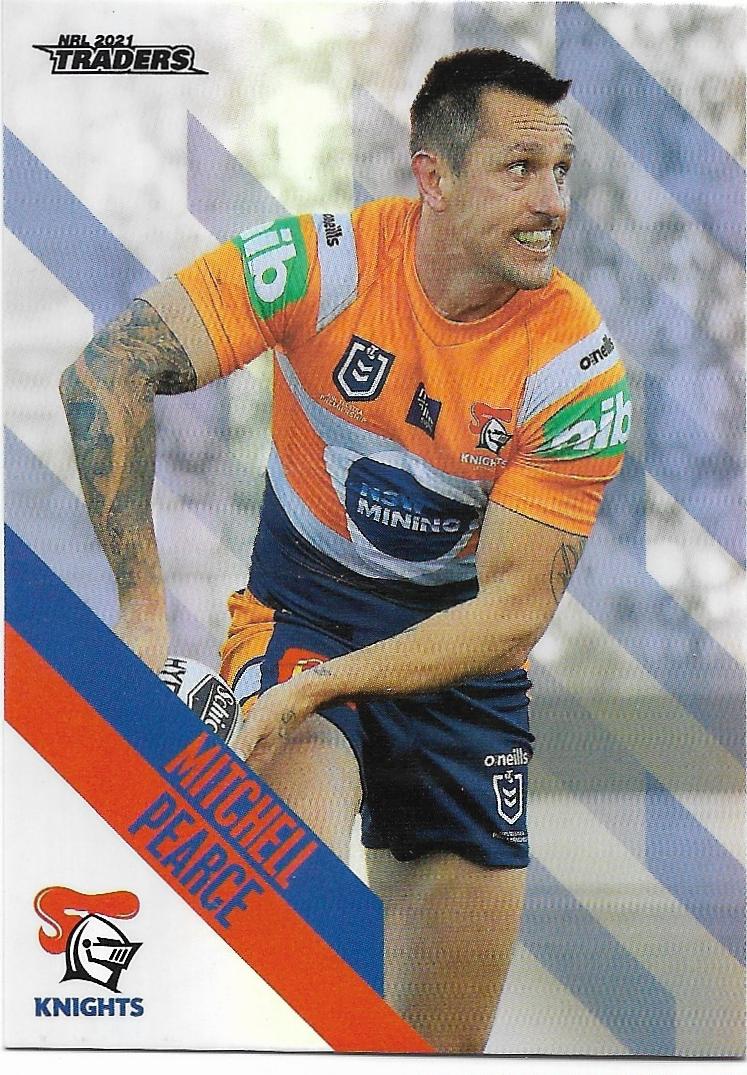 2021 Nrl Traders Parallel (PS078) Mitchell PEARCE Knights