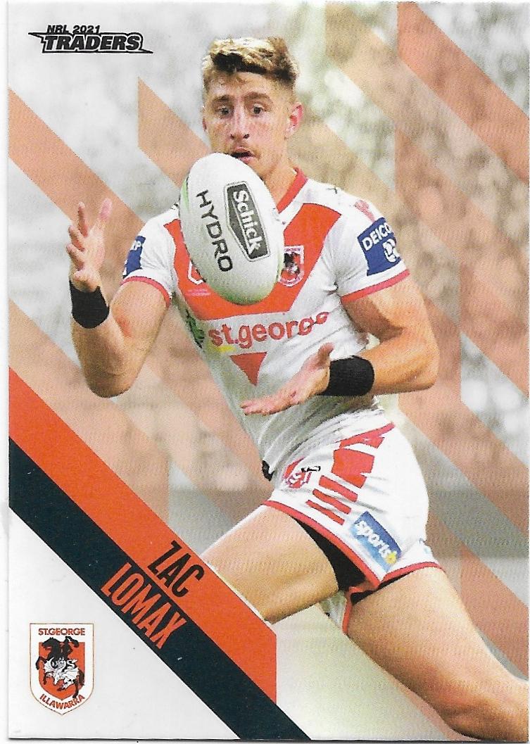 2021 Nrl Traders Parallel (PS125) Zac LOMAX Dragons
