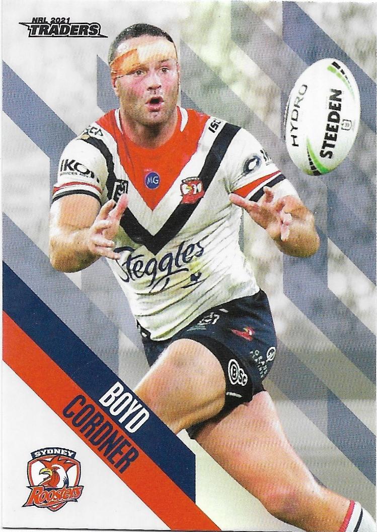 2021 Nrl Traders Parallel (PS132) Boyd CORDNER Roosters