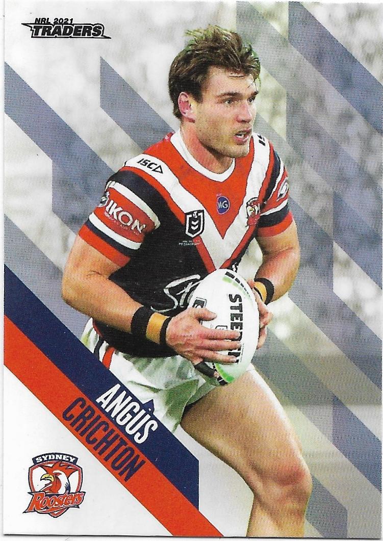 2021 Nrl Traders Parallel (PS133) Angus CRICHTON Roosters
