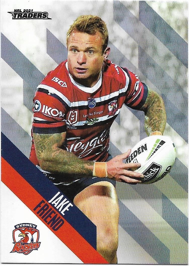 2021 Nrl Traders Parallel (PS134) Jake FRIEND Roosters