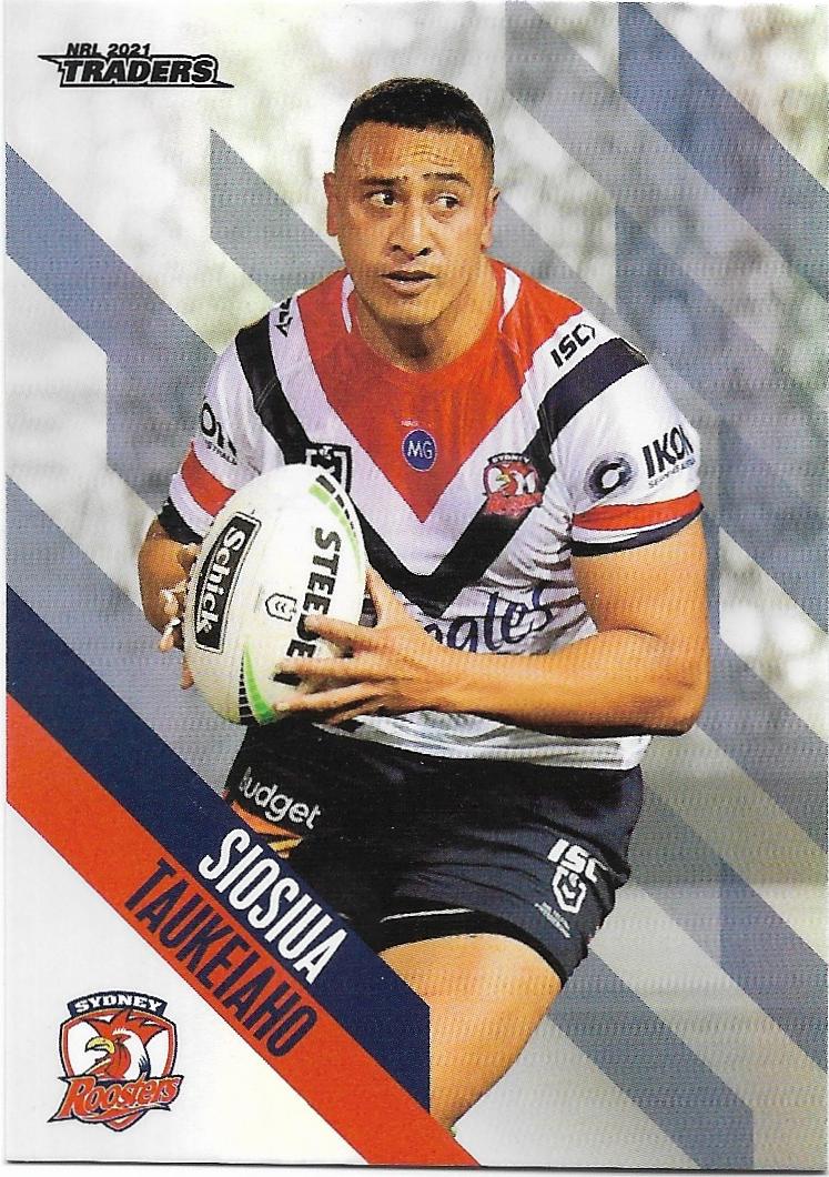 2021 Nrl Traders Parallel (PS138) Siosiua TAUKEIAHO Roosters