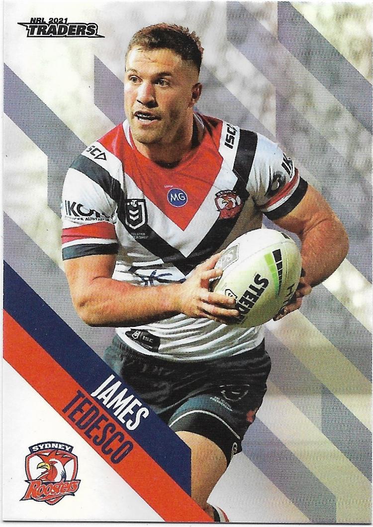 2021 Nrl Traders Parallel (PS139) James TEDESCO Roosters