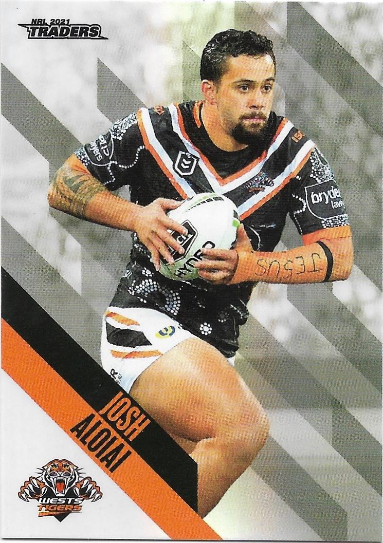 2021 Nrl Traders Parallel (PS152) Josh ALOIAI Wests Tigers
