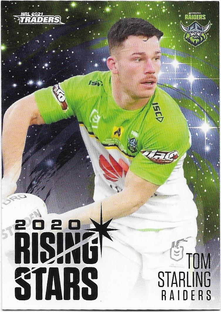 2021 Nrl Traders Rising Stars (RS05) Tom STARLING Raiders