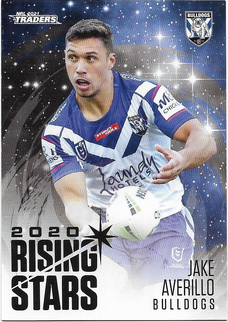 2021 Nrl Traders Rising Stars (RS07) Jake AVERILLO Bulldogs