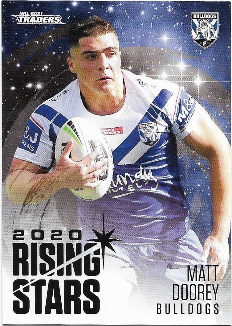 2021 Nrl Traders Rising Stars (RS08) Matt DOOREY Bulldogs