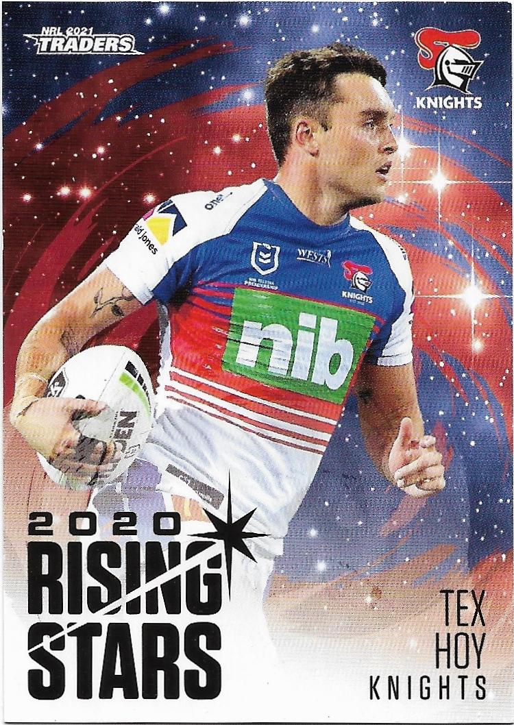2021 Nrl Traders Rising Stars (RS24) Tex HOY Knights