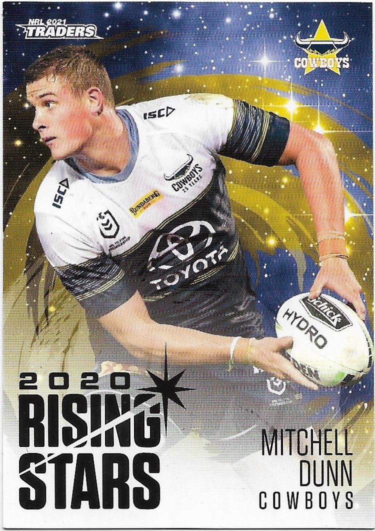 2021 Nrl Traders Rising Stars (RS25) Mitchell DUNN Cowboys