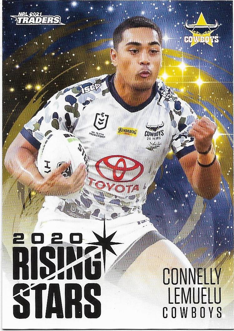 2021 Nrl Traders Rising Stars (RS26) Connelly LEMUELU Cowboys