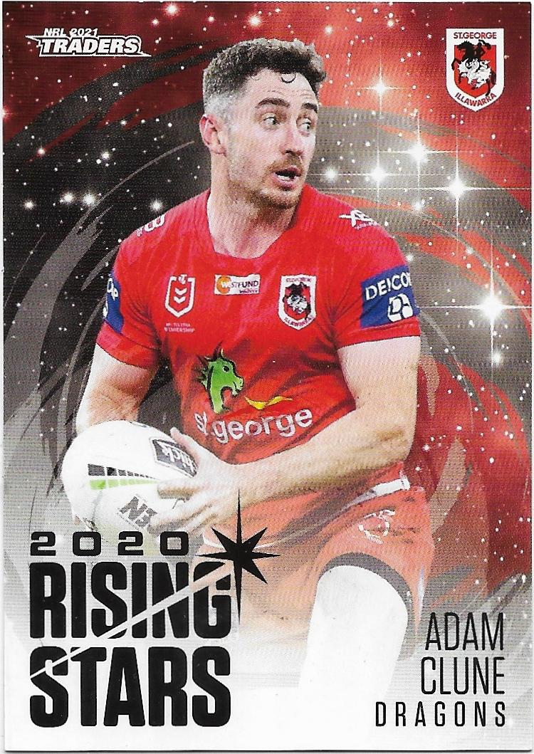 2021 Nrl Traders Rising Stars (RS37) Adam CLUNE Dragons