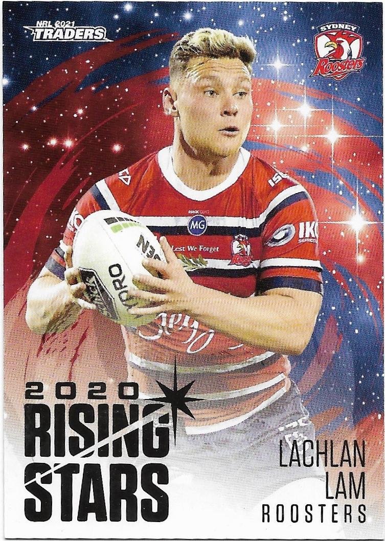 2021 Nrl Traders Rising Stars (RS40) Lachlan LAM Roosters