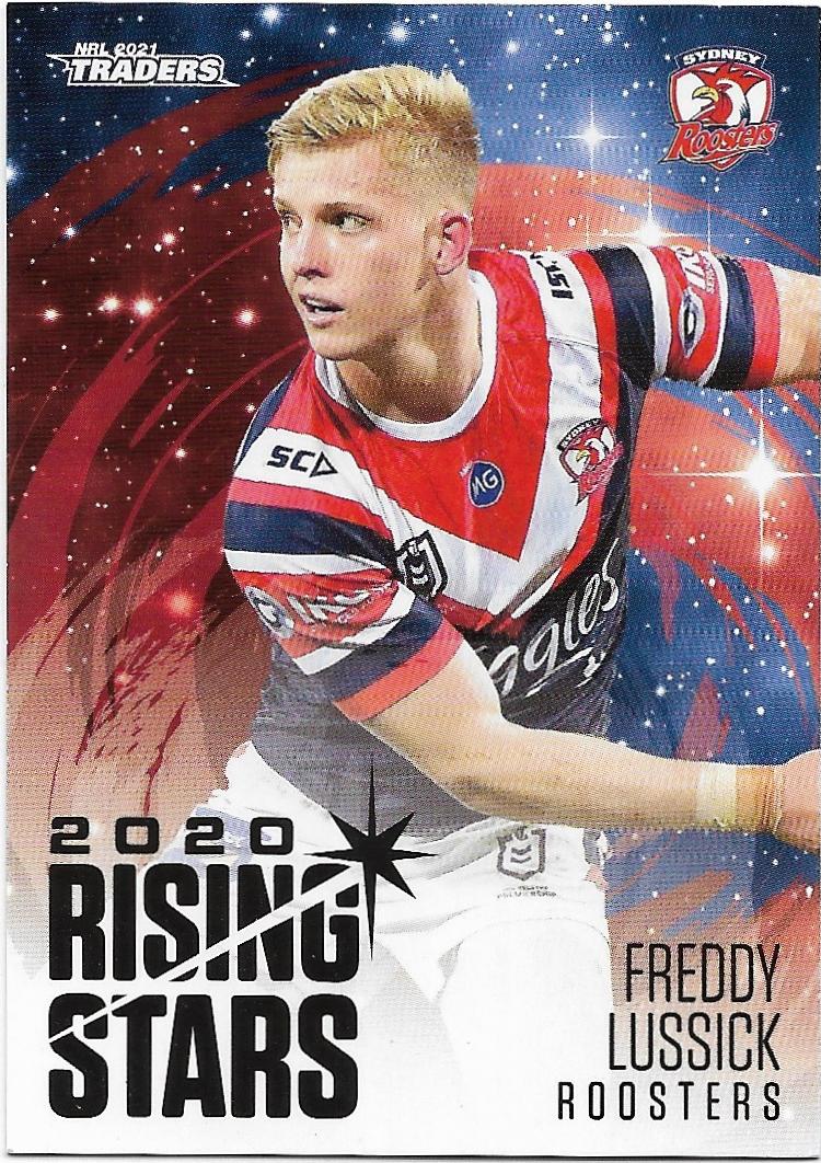 2021 Nrl Traders Rising Stars (RS41) Freddy LUSSICK Roosters