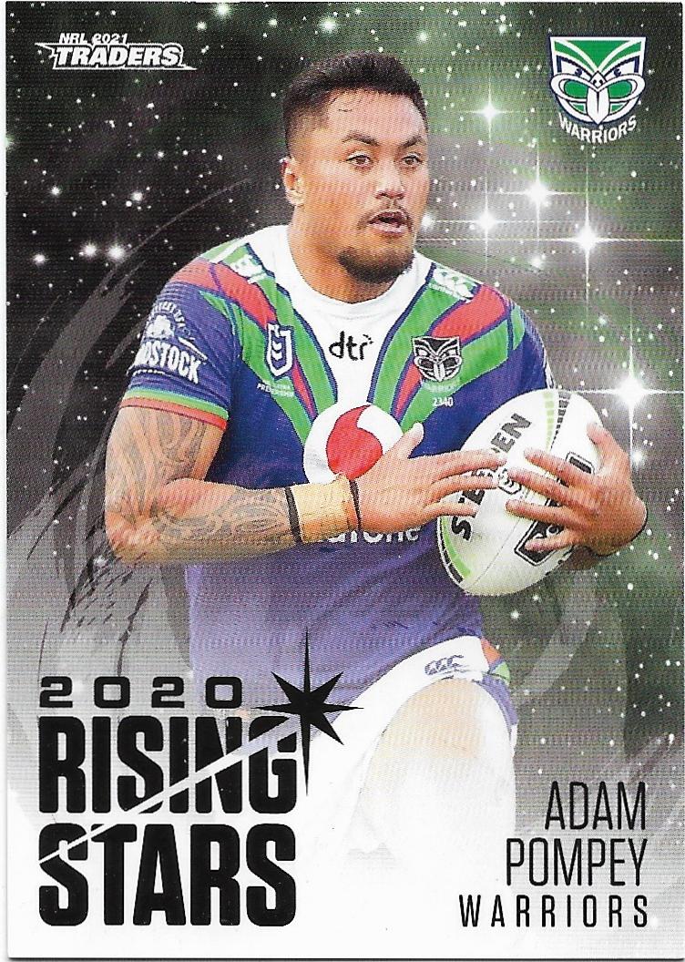 2021 Nrl Traders Rising Stars (RS44) Adam POMPEY Warriors
