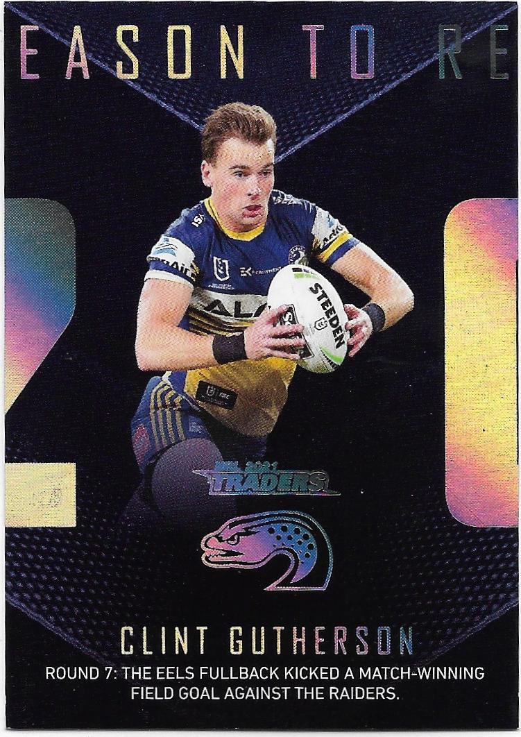 2021 Nrl Traders Season To Remember (SR29) Clint GUTHERSON Eels