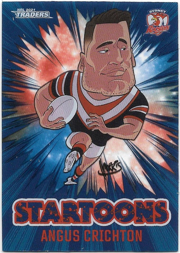 2021 Nrl Traders Startoons (ST16)Angus CRICHTON Roosters