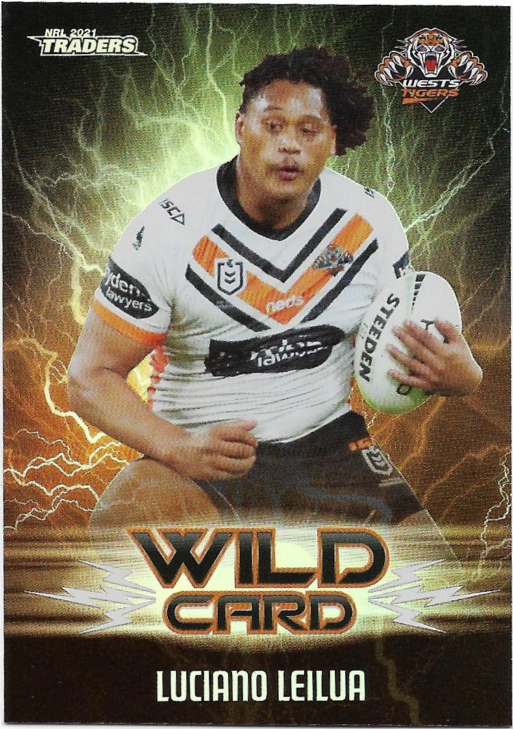 2021 Nrl Traders Wildcards (WC47) Luciano LEILUA Wests Tigers