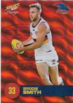 2021 Select Footy Prestige Parallel Orange (9) Brodie Smith Adelaide 081/210